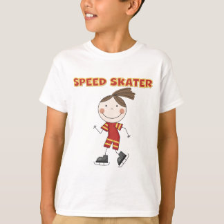 Mädchen-Geschwindigkeits-Skater-T-Shirts und T-Shirt