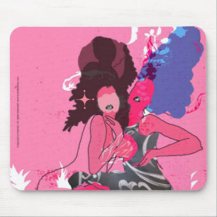 Mädchen-Gespräch Mousepad