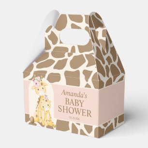 Mädchen-Giraffe-Baby-Shower-Giebel-Box Geschenkschachtel