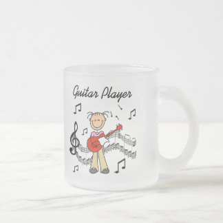 Mädchen-Gitarrist-T-Shirts und Geschenke Mattglastasse