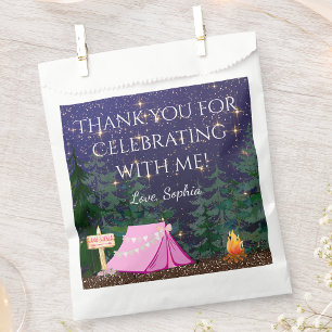 Mädchen Glamping Camping  Geschenktütchen