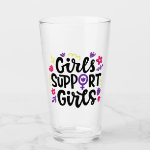 Mädchen Glas