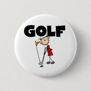 Mädchen GOLF Button