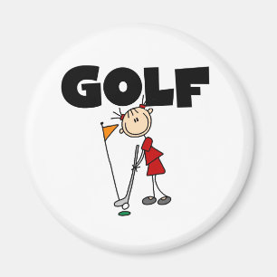 Mädchen GOLF Magnet