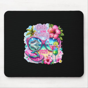 Mädchen Gone Cruising 2025 Urlaub 2025 Tropisch Gi Mousepad