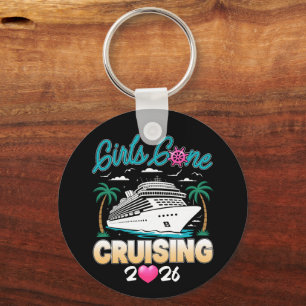 Mädchen Gone Cruising 2026 passende Freunde Kreuzf Schlüsselanhänger