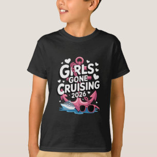 Mädchen Gone Cruising Nautical 2026 Kreuzfahrt T-Shirt