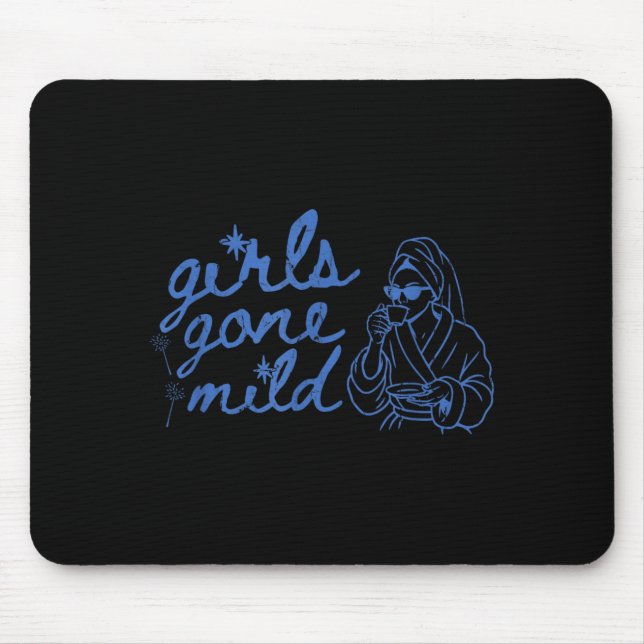 Mädchen Gone Mild Lustige Junggesellinnen-Spa Bach Mousepad (Vorne)