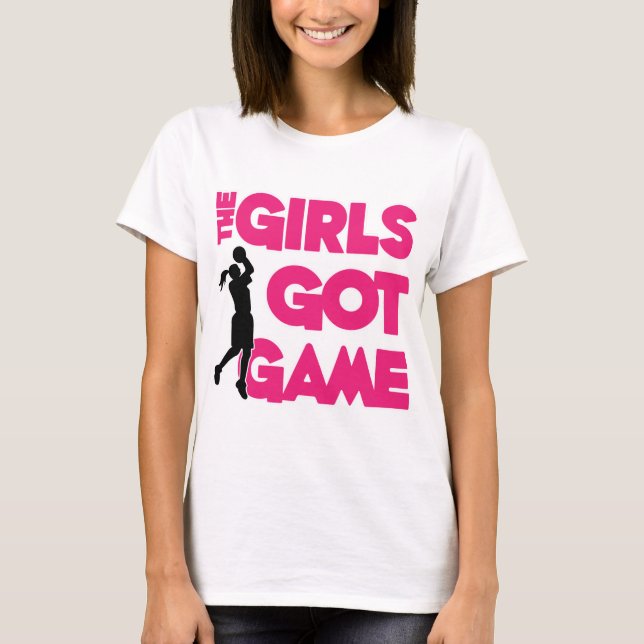 Mädchen got Spiel, Melone T-Shirt (Vorderseite)