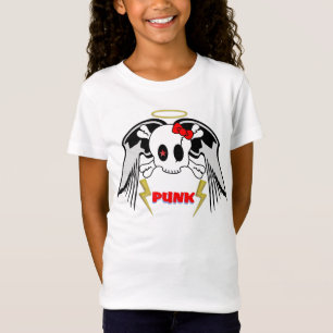 Mädchen-gotischer Punk T-Shirt