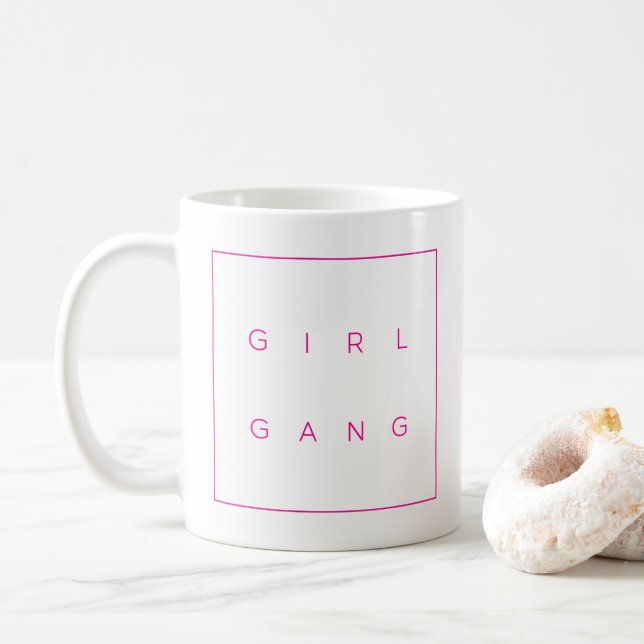 Mädchen-Gruppen-Tasse Kaffeetasse (Mit Donut)