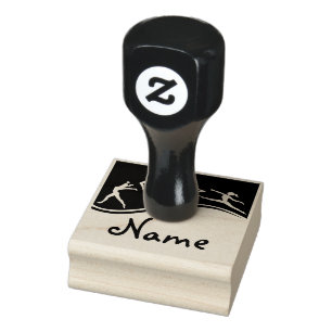 Mädchen-Gymnastik-Gummi-Briefmarke Gummistempel