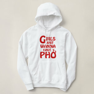 Mädchen haben nur gerne Phở Hoodie