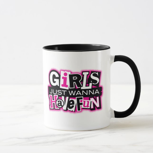 Mädchen haben Spaß Tasse (Rechts)