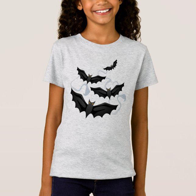 Mädchen Halloween schlägt T - Shirt (Vorderseite)