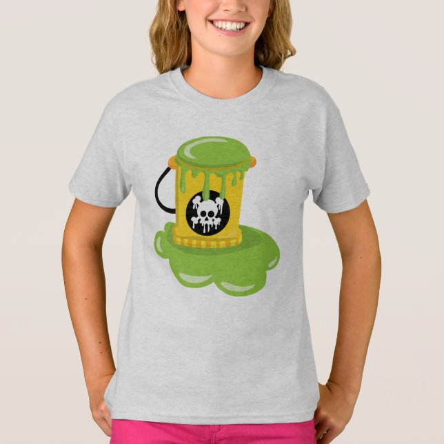 Mädchen Hanes TAGLESS® T-Shirt (Vorderseite)