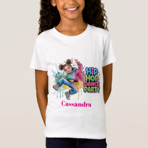 Mädchen Hip Hop Tanz Geburtstagsfeier T-Shirt