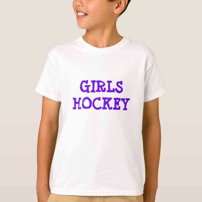Mädchen-Hockey-T-Shirt T-Shirt (Vorderseite)