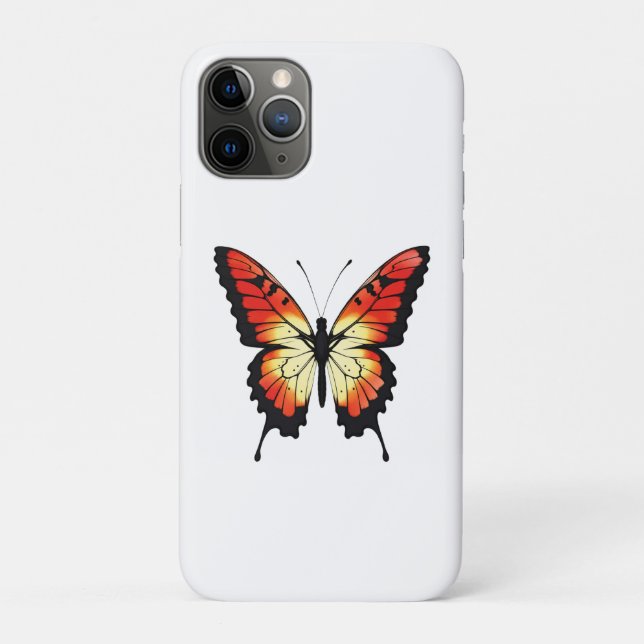 Mädchen Hut Schmetterling Kinder Sommer, Mädchen S Case-Mate iPhone Hülle (Rückseite)