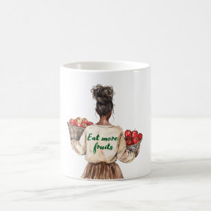 Mädchen Hut T Shirt Iss Gemüse Tasche Kaffeetasse