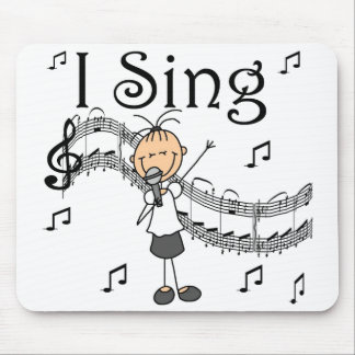 Mädchen I singen Mousepad