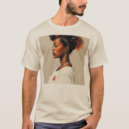 Mädchen im Bild T-Shirt
