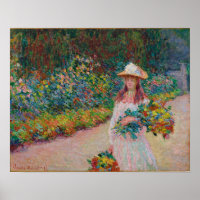 Mädchen im Garten Giverny, 1888