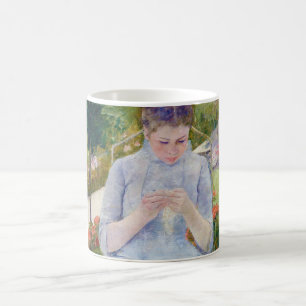 Mädchen im Garten, Mary Cassatt Kaffeetasse