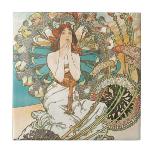 Mädchen im Gebet Fliese