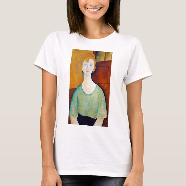 Mädchen im Grünen, Modigliani T-Shirt (Vorderseite)