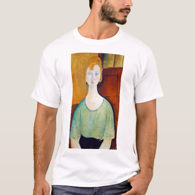 Mädchen im Grünen, Modigliani T-Shirt (Vorderseite)