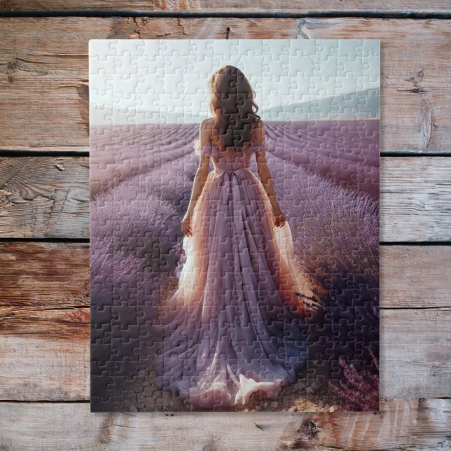 Mädchen im Lavendel Puzzle (Von Creator hochgeladen)