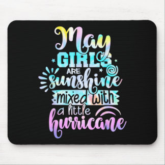 Mädchen im Mai sind Sonnenschein gemischt mit ein  Mousepad
