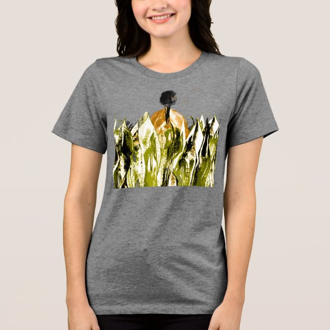 Mädchen im Paddyfield-T - Shirt (Vorderseite)