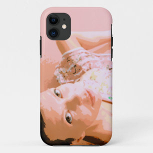 Mädchen im rosa Fall Case-Mate iPhone Hülle