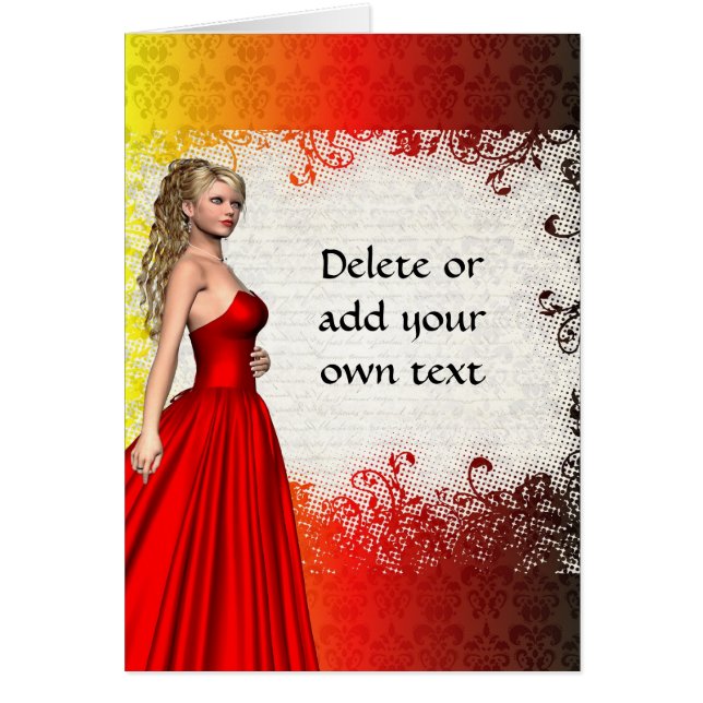 Mädchen im roten Kleid (Vorne)