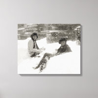 Mädchen im Schnee, 1922