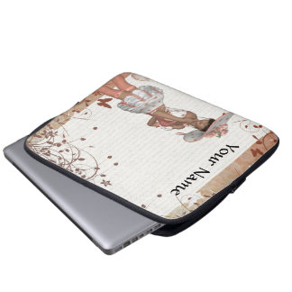 Mädchen im Sommerhut Laptopschutzhülle