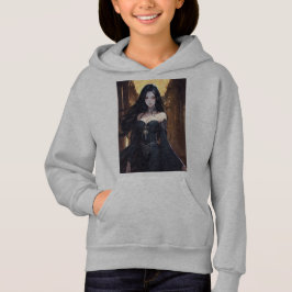 Mädchen im Stil von Anime und Manga Hoodie