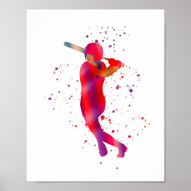 Mädchen in Bat Poster (Vorne)