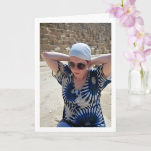 Mädchen in den Pyramiden von Gizeh Karte