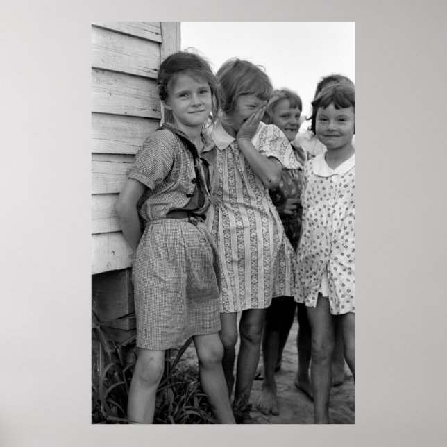 Mädchen in der Großen Depression der 1930er Jahre Poster (Vorne)