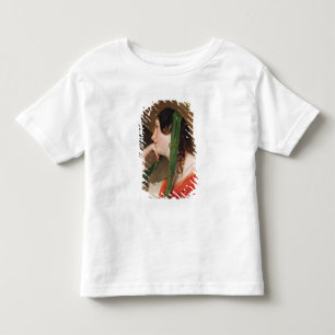 Mädchen in einem gelben Strohhut, Kleinkind T-shirt