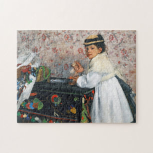 Mädchen in einem Hut, Edgar Degas Puzzle