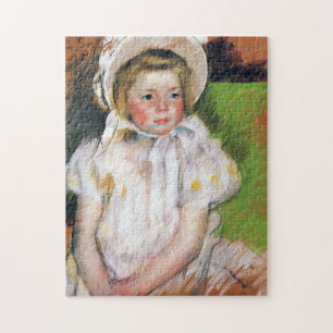 Mädchen in einem weißen Bonnet, Mary Cassatt Puzzle