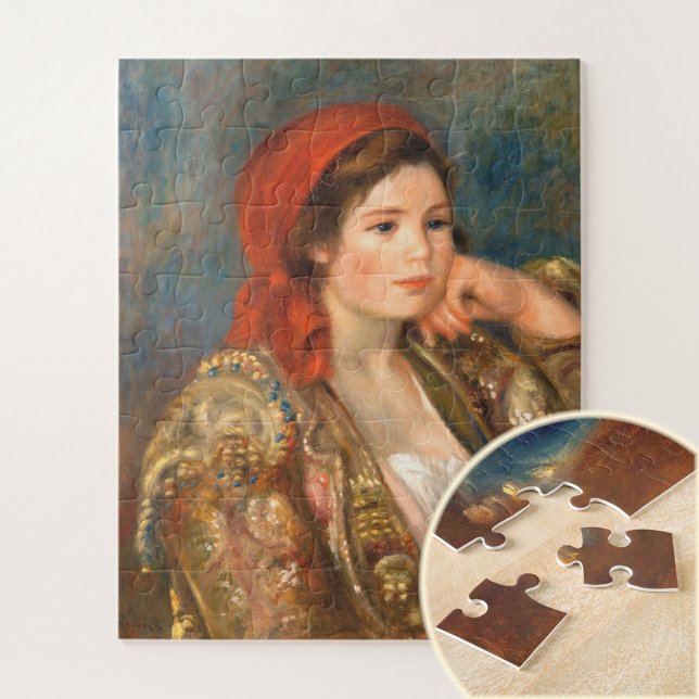 Mädchen in einer spanischen Jacket, Renoir Puzzle (Von Creator hochgeladen)