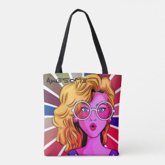 Mädchen in Retro sehen Personalisiert aus