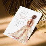 Mädchen in Rosa Gown Sweet 16 Geburtstagsparty Einladung<br><div class="desc">Mädchen in Rosa Rosa Gown Sweet 16 Geburtstag Party. Verfügbar in digitaler Form und gedruckt. Moderne Eleganz zum Feiern Ihres sechzehnten. Personalisieren Sie den Text einfach auf Ihre eigenen Daten. Sie können Text- und Hintergrundfarben auch über die Option Weitere Einstellungen ändern.</div>