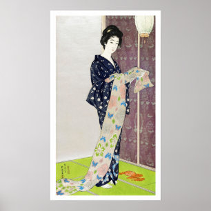 Mädchen in Sommerkostüme, Goyō Hashiguchi Poster