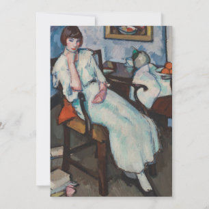 Mädchen in Weiß Samuel John Peploe